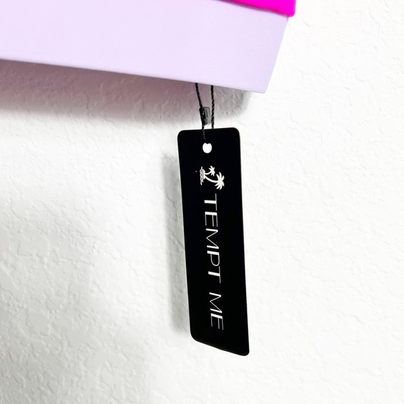 Tempt Me Purple and Pink Bikini WomenSize Large Set Brand New - Picture 2 of 7